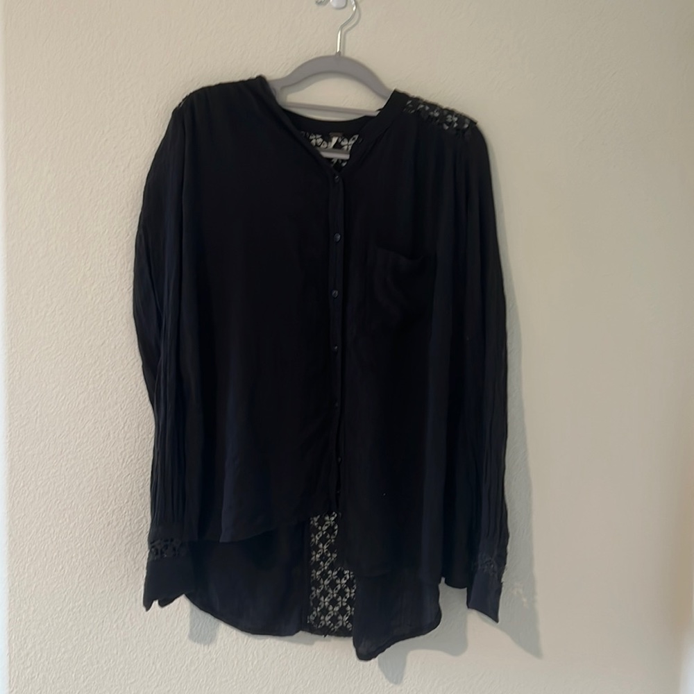 Free People Long Sleeve Button Up